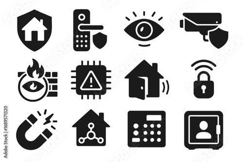 Safe control smart pad feed panel door vector security alarm sensor home