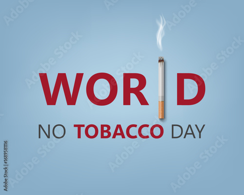 World No Tobacco Day banner design. World No Tobacco Day. Creative design with nice quote. poster, banner, website. No Smoking Day Banner. vector illustraton