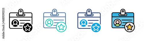 Qualified Icon Set Multiple Style Collection