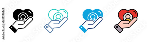 Nurture Icon Set Multiple Style Collection