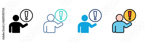 Important Icon Set Multiple Style Collection