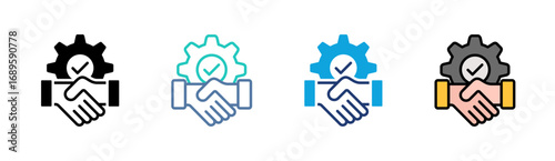Onboarding Icon Set Multiple Style Collection
