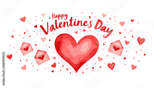 Cute Happy Valentine's day Special, Valentine day poster, cute cliparts, romantic cliparts ,valentine, card, holiday, romantic, celebration, happy, pattern,