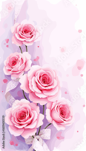 Cute Happy Valentine's day Special, Valentine day poster, cute cliparts, romantic cliparts ,valentine, card, holiday, romantic, celebration, happy, pattern,