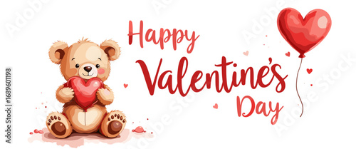 Cute Happy Valentine's day Special, Valentine day poster, cute cliparts, romantic cliparts , 