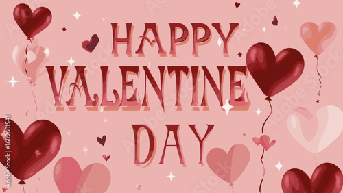 Cute Happy Valentine's day Special, Valentine day poster, cute cliparts, romantic cliparts , 
