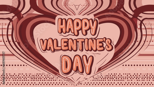 Cute Happy Valentine's day Special, Valentine day poster, cute cliparts, romantic cliparts , 