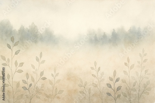 Delicate Branches and Faded Forest
