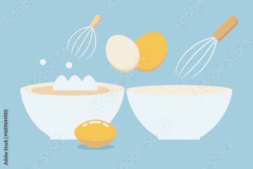 Whimsical illustration of a happy egg yolk character