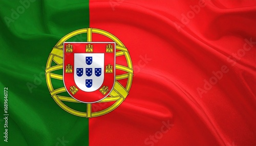 Flag of Portugal: A Textured Image

