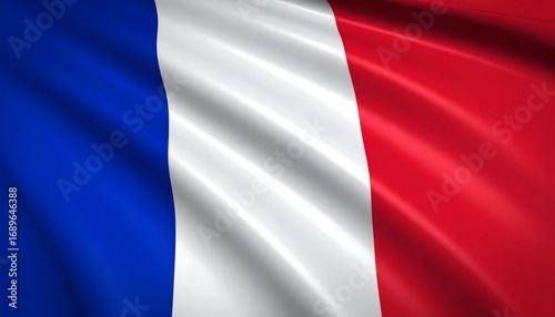 Waving Flag of France