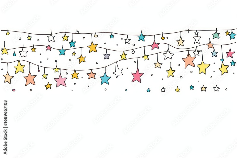 Naklejka premium Star backgrounds confetti paper.