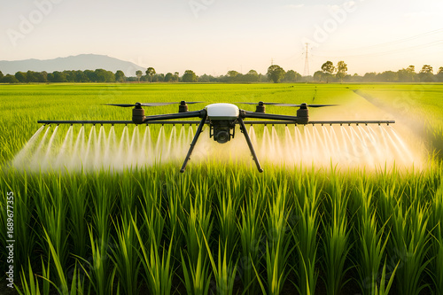 Smart Drone Spraying in Rice Fields