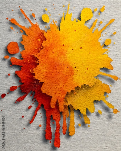 Modern paint splatter art design high resolution image