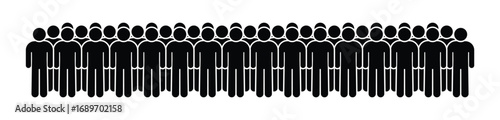 crowd of people on white background, stick figure, people group, human, silhouettes