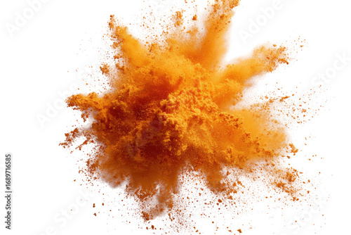 Explosive orange powder explosion (3)