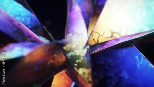 Abstract colorful shapes