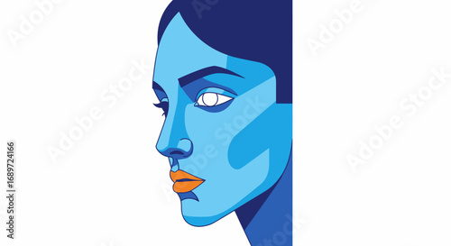 woman in a mask