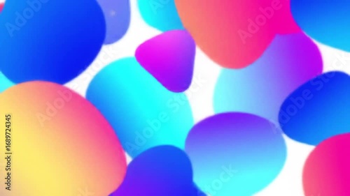 Abstract colorful shapes motion