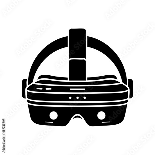 Immersive virtual reality headset for futuristic gaming and digital experiences