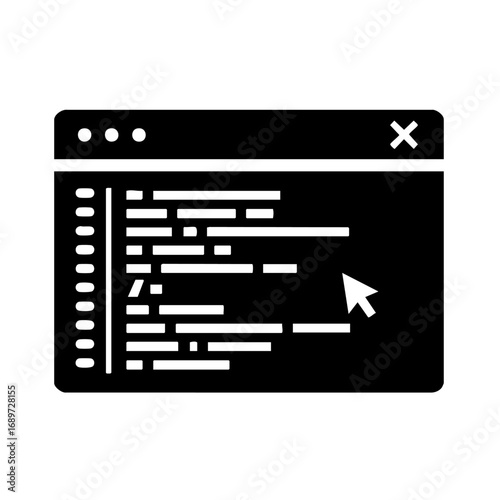 Professional coder's screen shows complex programming code with a cursor indicating active development