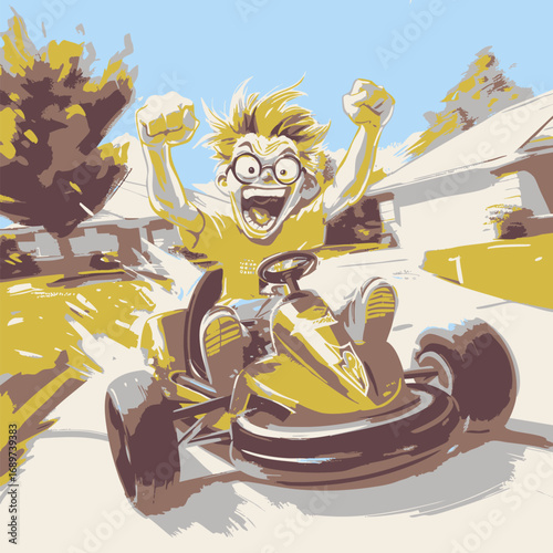 Joyride! Kid's Thrilling Go-Kart Adventure