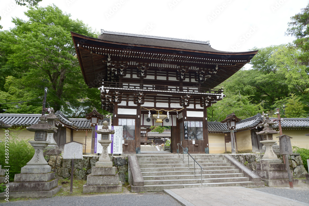 Fototapeta premium 松尾大社 楼門 京都市西京区