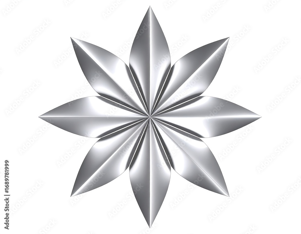 Obraz premium Metallic, ornate star