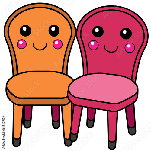 Adorable cartoon chairs offer cute seating solutions for kids bedrooms, playrooms or nursery decor, providing a whimsical and playful element to interior design projects