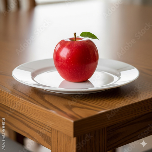 apple on the table