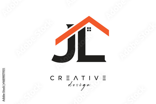 JL Creative Real Estate Architecture Monogram and Home Logo