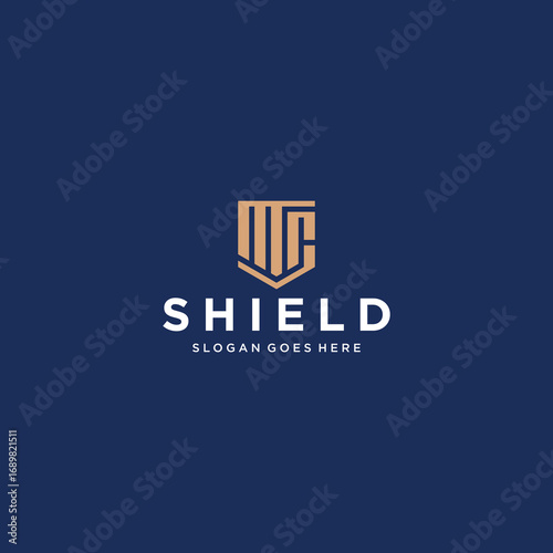 MC Shield Logo Design Inspiration	