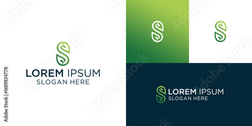 Modern minimalist leaf logo design for sustainable brand identity and eco friendly business solutions visually stunning