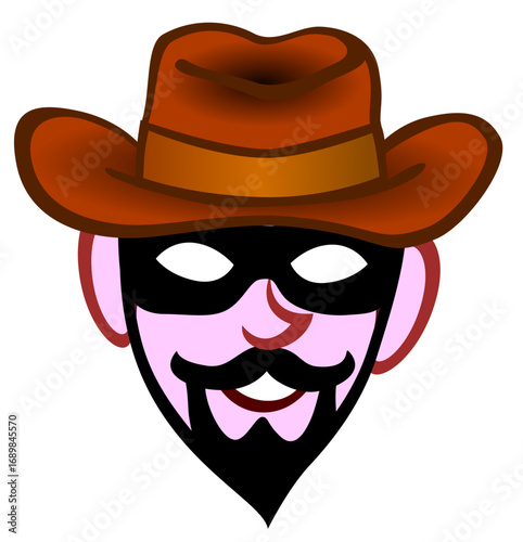 Máscara de Pirenópolis bandido