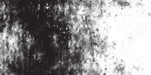 Monochrome Halftone Dot Gradient Grunge Abstract Background Texture