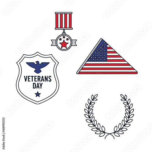 Military Symbols and Camoflage Pattern