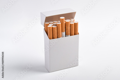 Cigarette box isolated on white background