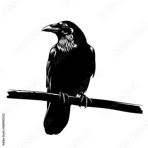 crow on a branch
