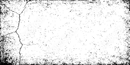 Abstract black and white grunge texture with water splashes and ink drops