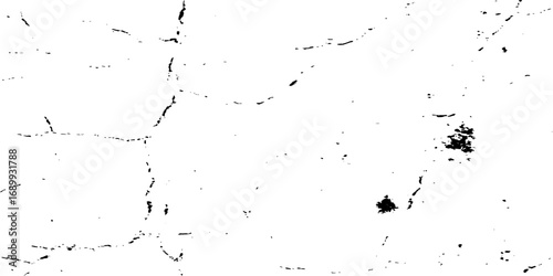 Black ink splash and flying drops on a textured white grunge background illustration