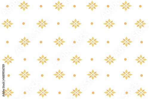 Wallpaper Mural Thai silk pattern, seamless vector geometric pattern, wallpaper for clothes, shirts, dresses and textile products, handwoven fabric, Thai style handwoven fabric, vector illustration. Torontodigital.ca
