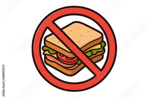 No Loudspeaker Symbol, Prohibited Speaker Icon, Mute Sound Vector Illustration, Audio Off Sign, No Volume Permission, No Sound Allowed Graphic, Transparent Background Vector