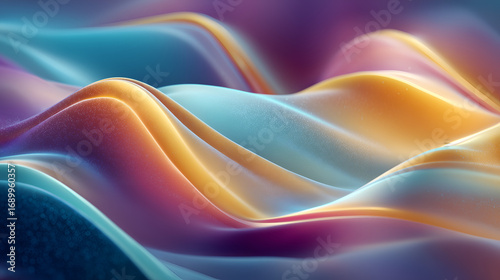 Vibrant abstract wave pattern