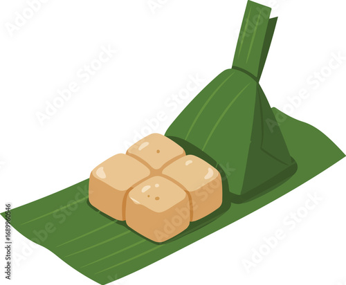 Khanom tuay, a thai coconut milk custard dessert, is perfect for food blogs, recipe websites, and cultural magazines. Its deliciously authentic.