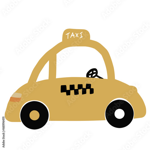 yellow taxi car