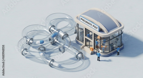 Explore pneumatic post system: a modern delivery network for fast and efficient package transportation today