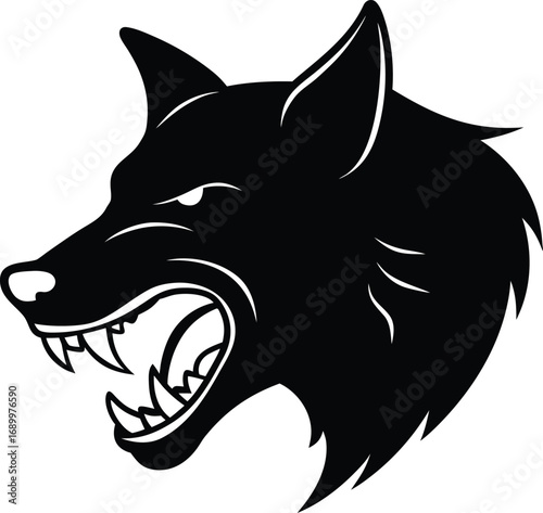 wolf vinyl ready vector