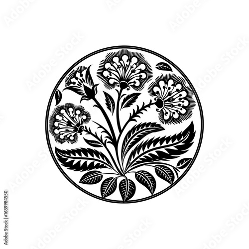 Mughal Floral Motif
