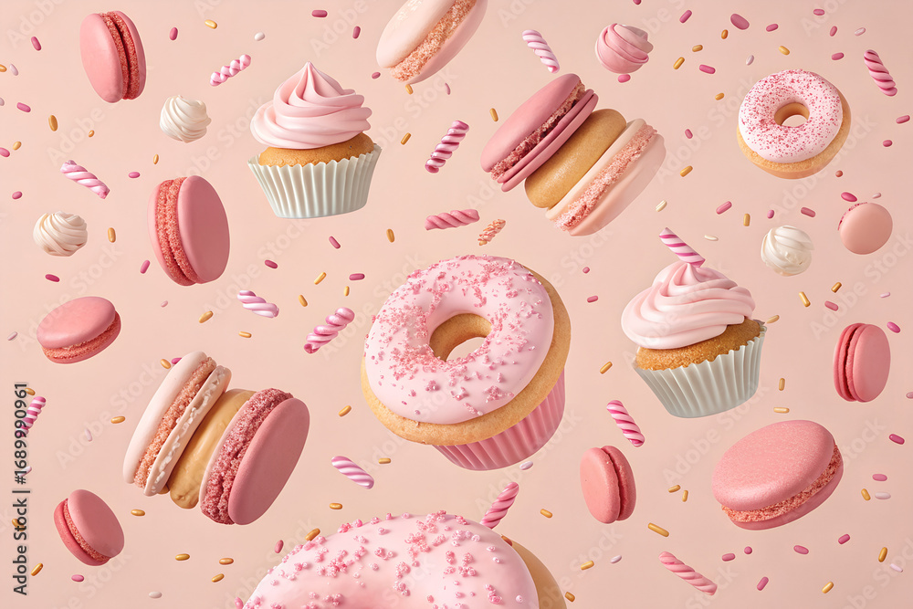 seamless pattern with cupcakes seamless pattern with cupcakes