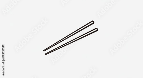 Minimalist chopsticks, perfect for asian cuisine and dining, offering a simple and elegant utensil for enjoying meals